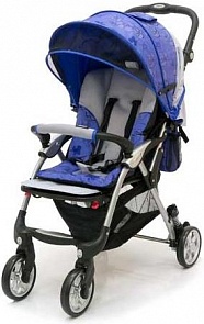 Коляска прогулочная Tourneo Jetem, цвет - Flower Blue/Light Grey (Jetem, E125F_Flower Blue/Light Grey)